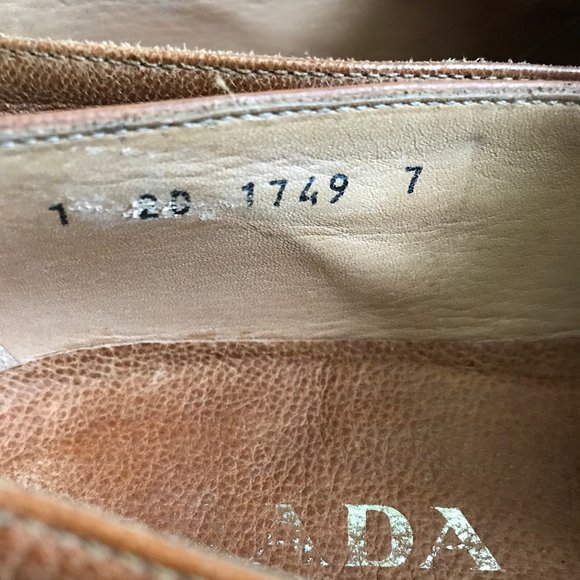 Prada Men\'s Tan Leather Loafers main image 13